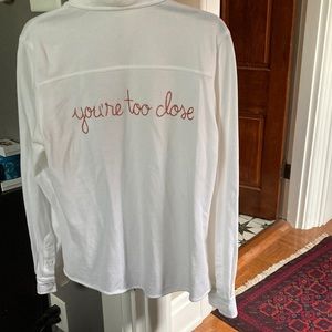 Embroidered Button Down